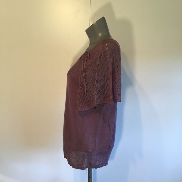 White + Warren Linen Short Sleeve Top Size S - Picture 7 of 15